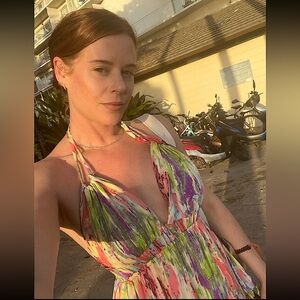 MULTI COLOR SUN DRESS